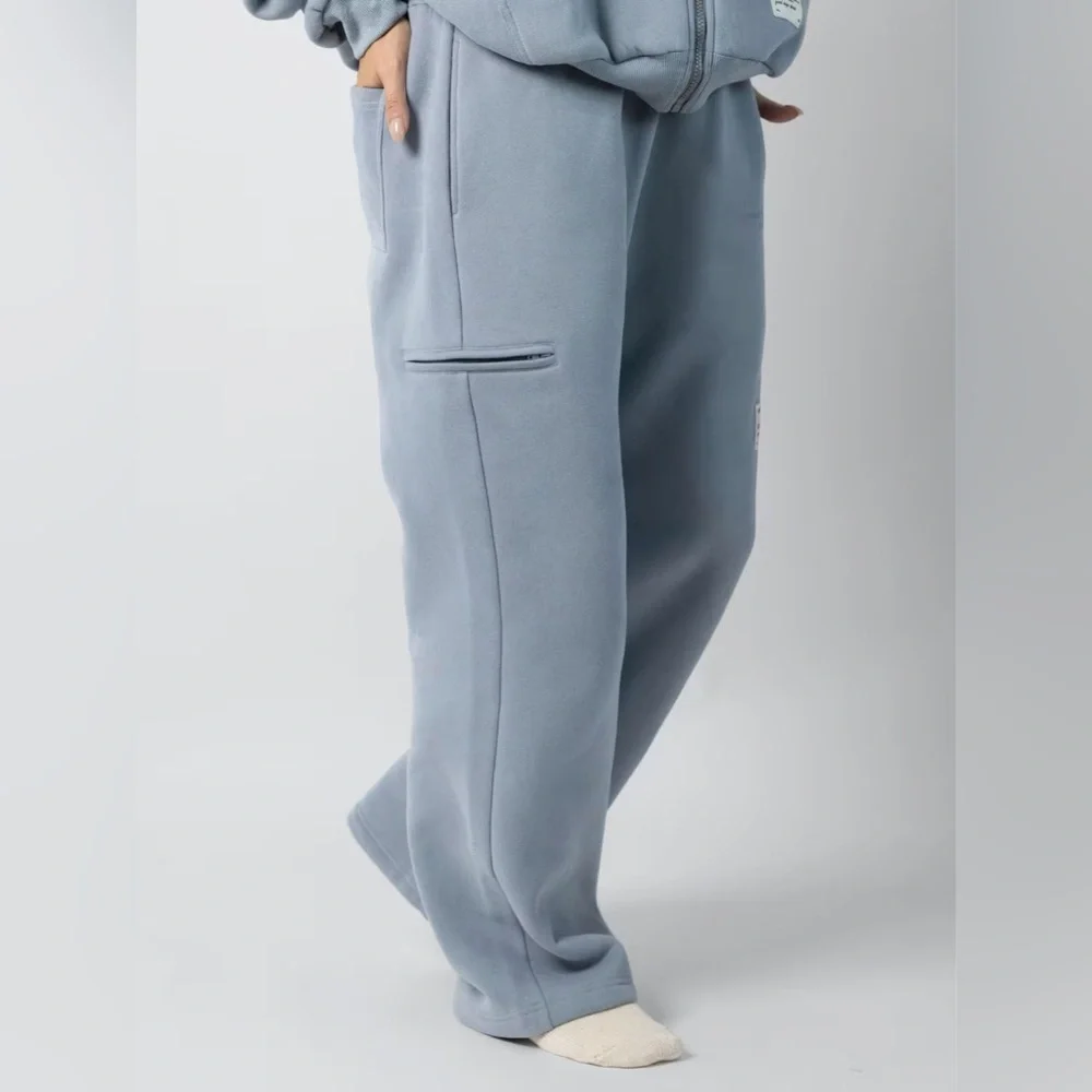 Comfrt Affirmation Straight Leg Sweatpants Slate Large - Picture 5 of 11